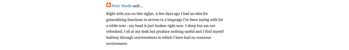 category theory comment screenshot